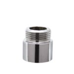 Aumento Cilíndrico/Torneira Latão 3/4" X 50mm M/F Cromado