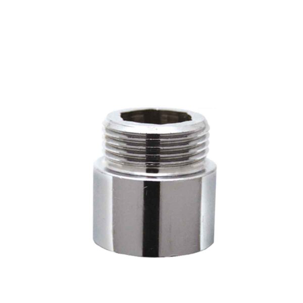Aumento Cilíndrico/Torneira Latão 3/4" X 80mm M/F Cromado