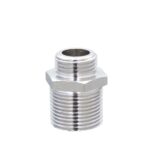 Casquilho Duplo Redução Latão 20mm 3/4" X 1/2" M/M Cromado