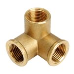 Joelho 90º Latão 3 Vias 3/4" F/F/F
