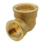 Joelho Redução 90º Latão 1 1/4" x 1/2" F/F