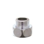 União Redução Latão 1/2" X 3/8" M/F Cromado
