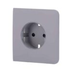 Espelho Lateral c/Centro p/Tomada Inteligente CZ SideCover Smart Grey Ajax