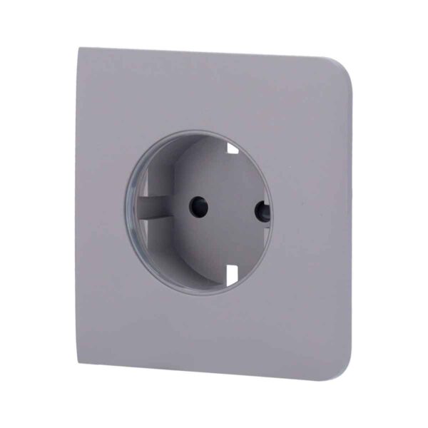 Espelho Lateral c/Centro p/Tomada Inteligente CZ SideCover Smart Grey Ajax