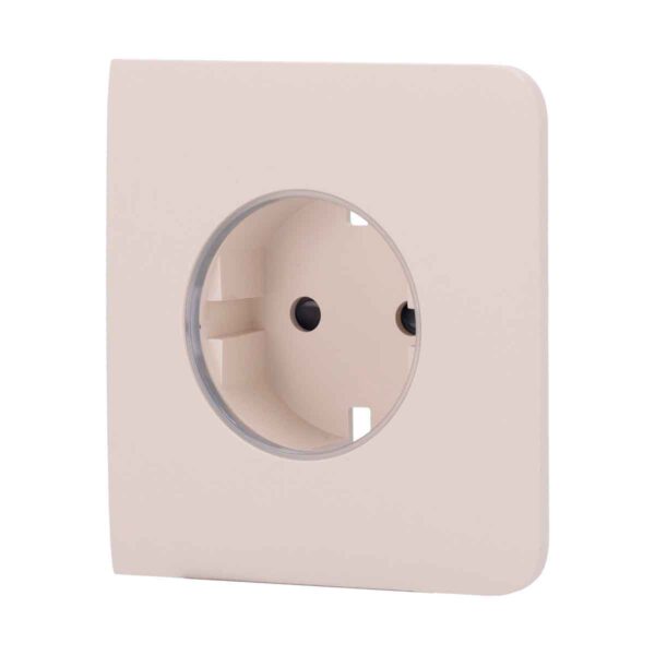 Espelho Lateral c/Centro p/Tomada Inteligente MF SideCover Smart Ivory Ajax