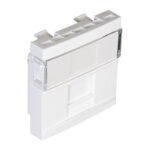 Módulo 1 Saída p/Conetores RJ45 2M BR 45976SBR Efapel