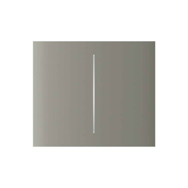 Painel Central Tátil Vertical p/Interruptor de Luz Duplo AZ CenterButton 2G-V Olive Ajax