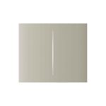 Painel Central Tátil Vertical p/Interruptor de Luz Duplo MF CenterButton 2G-V Ivory Ajax