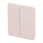 Painel Lateral Tátil Horizontal p/Interruptor de Luz Duplo MF SideButton 2G Ivory Ajax