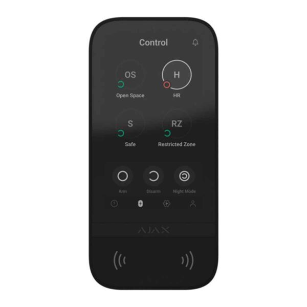 Teclado Tátil c/Proximidade p/Sistema de Alarme PT KeyPad TouchScreen Ajax