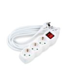 Extensão c/3 Tomadas 2P+T 5M C/Interruptor BR