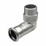 Joelho Roscado 90º Inox AISI 316 Filpress 18x1/2" M/F