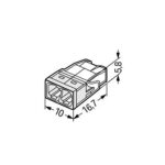 Ligador Rápido 2x2,5 MM² BR 2273-202 WAGO - Image 2