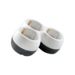 Bloco c/3 Tomadas 2P+T C/Ficha Macho S/Fio BR