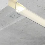 Perfil de Alumínio 35,5×10,9 de Encastrar p/Fita LED AL