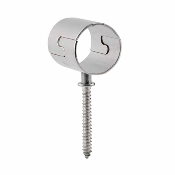 Abraçadeira de Espigão c/Parafuso Soldado p/Tubo 35 Inox