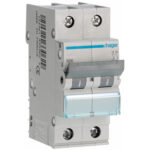Disjuntor 2P 16A C 3kA 2M MWN216 Hager