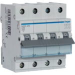Disjuntor 4P 16A C 3kA 4M MWN416 Hager