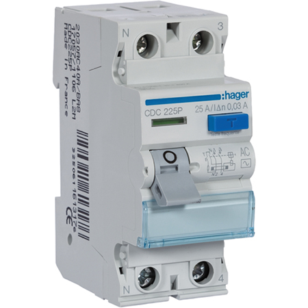 interruptor-diferencial-bipolar-2p-25a-30ma-tipo-ac-2m_CDC225P.jpg Interruptor Diferencial 2P 25A 30mA Tipo AC 2M CDC225P Hager - Image 1