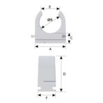 Abraçadeira de Encaixe VD40 LH CZ 210 JSL - Image 2