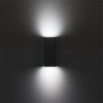 Aplique de Parede Cube Small 2XGU10 IP44 PT PX-0056-NEG Forlight - Image 2