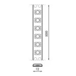 Fita LED Cob 24V DC RGB 15W/M IP65 (5M) - Image 2