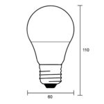 Lâmpada Esférica Led E27 11W 4000K EST11F Roblan - Image 2