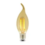 Lâmpada Led Vintage Âmbar C35 Filamento E14 4W 2300K
