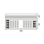 Transformador/Fonte de Alimentação Dimável p/Fita LED 24V DC 60W IP20 - Image 2