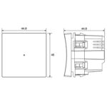 Interruptor 10A Wiser ANT NU353854 Schneider Electric - Image 3