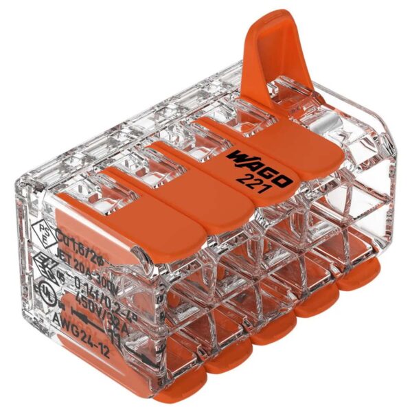 Ligador Rápido 10x4 MM² 221-420 WAGO